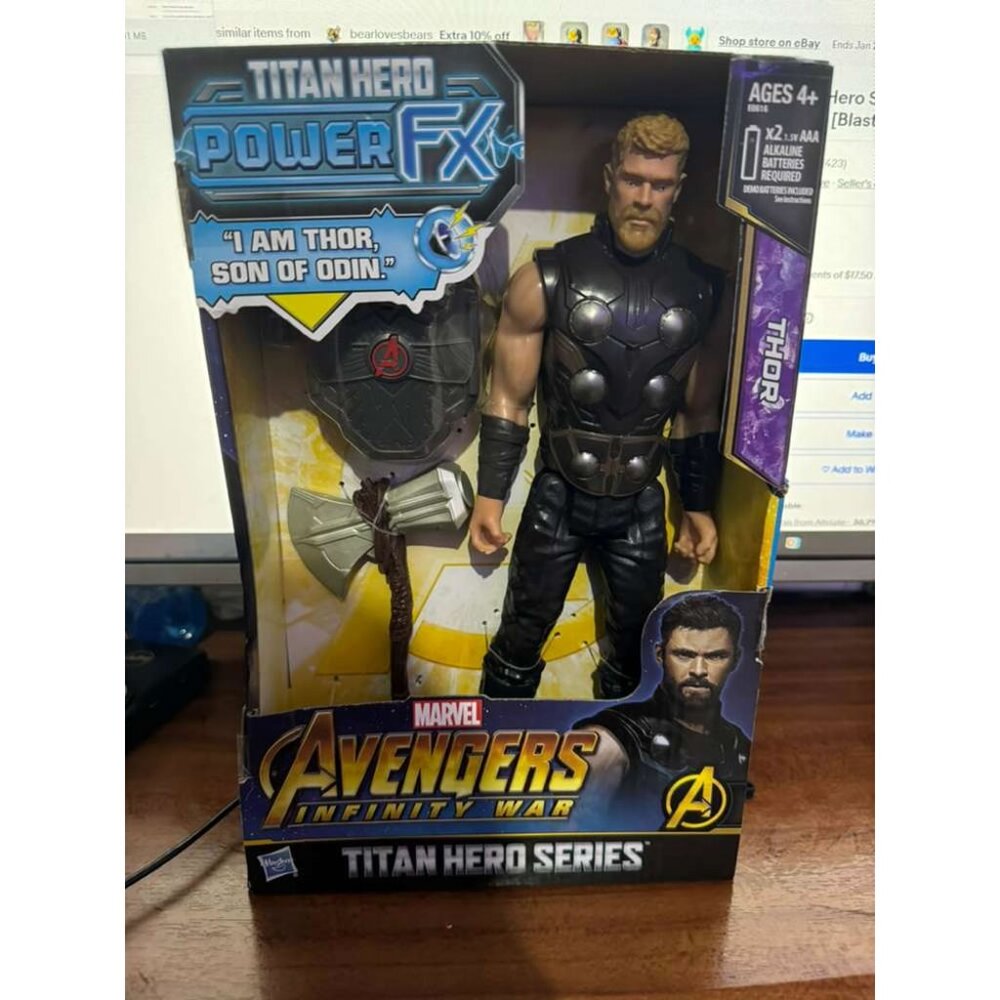 Marvel Avengers Infinity War Titan Hero Power FX Thor